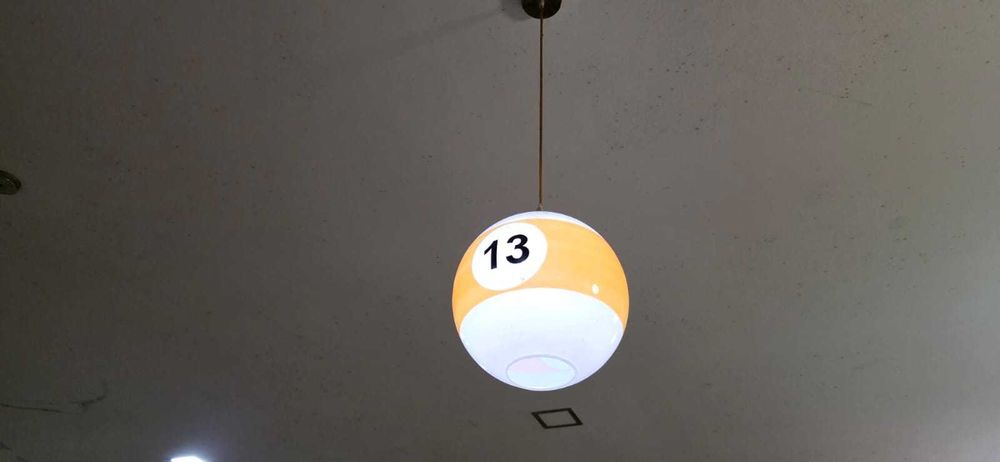 Candeeiro Bola Snooker