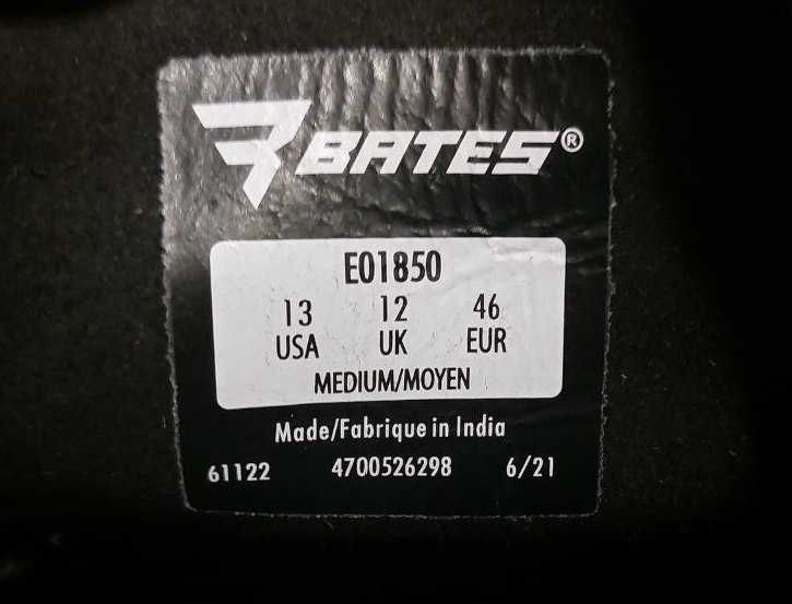 шкіряні чоловічі черевики Bates модельні зручні 46 розмір