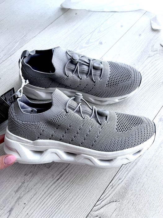 Buty sportowe damskie szare r.38