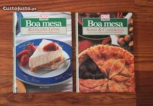 Livros de Culinária novos.