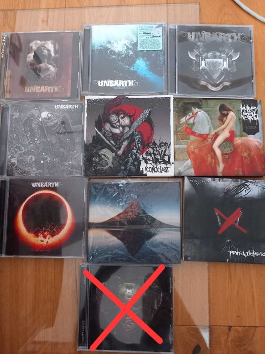 Zestaw CD Parkway Drive, Unearth, heaven shall burn hard core, metal
