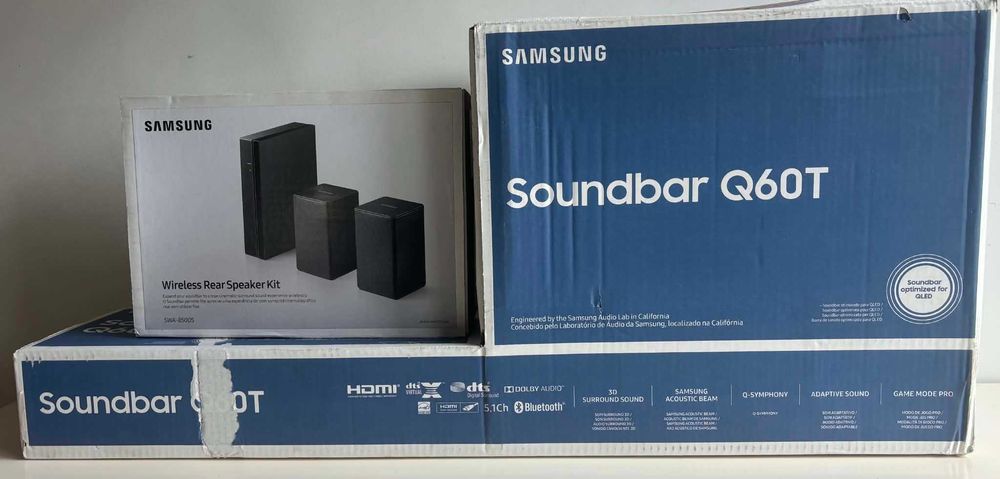 Soundbar Samsung Q60T + satelity SWA-8500S