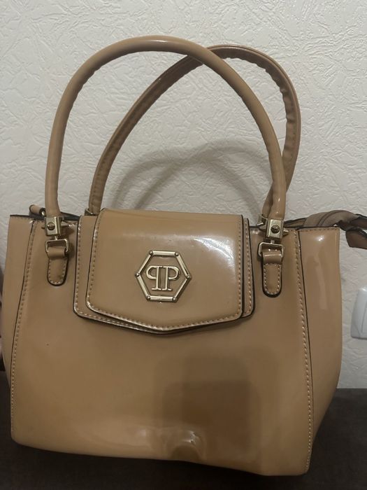 Сумка лаковая Philipp Plein