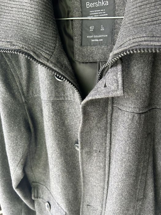 Casaco comprido, cinzento