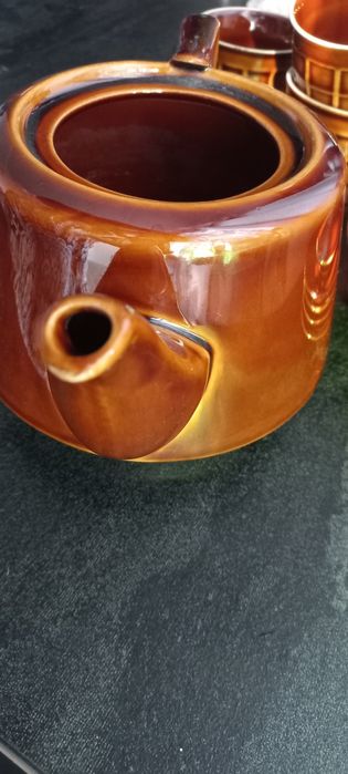 Pruszków 3 filiżanki 4 spodki i dzbanuszek bdbk Pruszków bdb