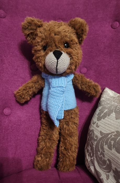 Miś maskotka amigurumi