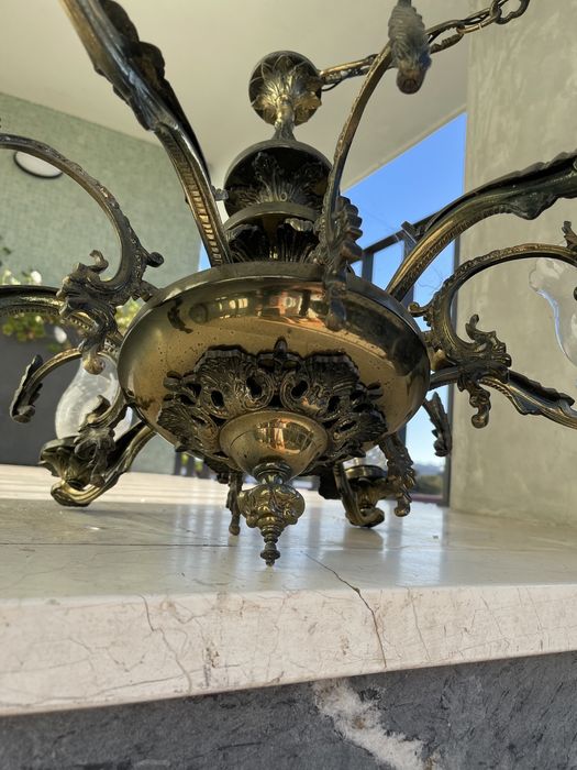 Candeeiro Abajur de Cobre