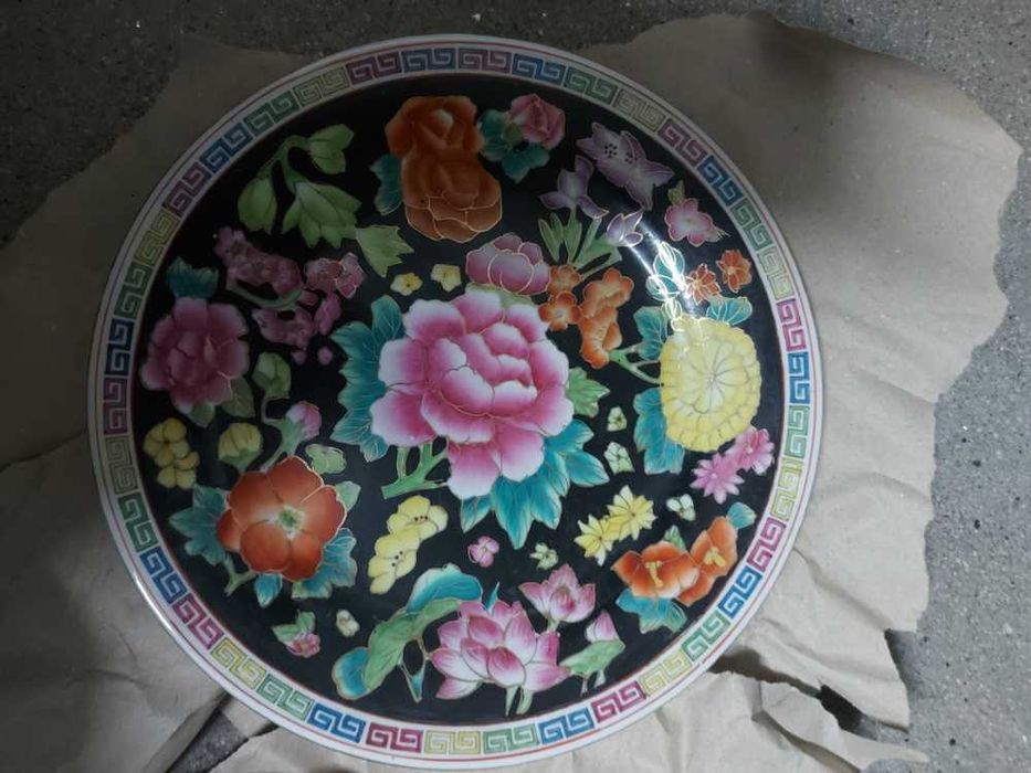 Conjunto de 3 Pratos Decorativos