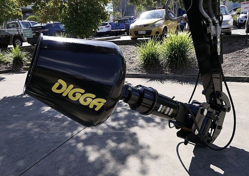 Гидробур DIGGA / Гидробур для экскаватора, спецтехники / Буровой шнек