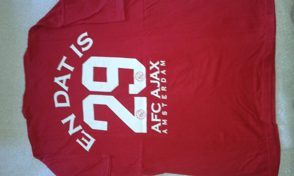 Camisola Ajax, comemorativa 29 campeonatos.