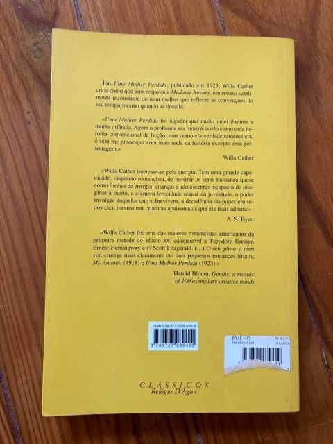 Uma Mulher Perdida  de Willa Cather