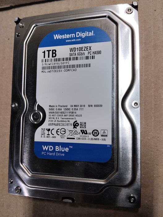 Жорсткий диск WD Blue 1 TB ( 1000 GB) WD10EZEX