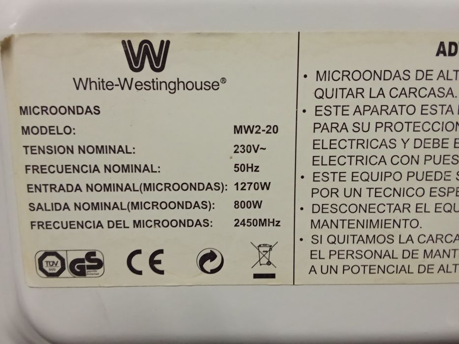 Termoacumulador Junesx e microondas