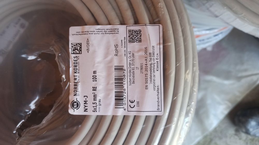 Kabel 5x1,5 niemiecki producent