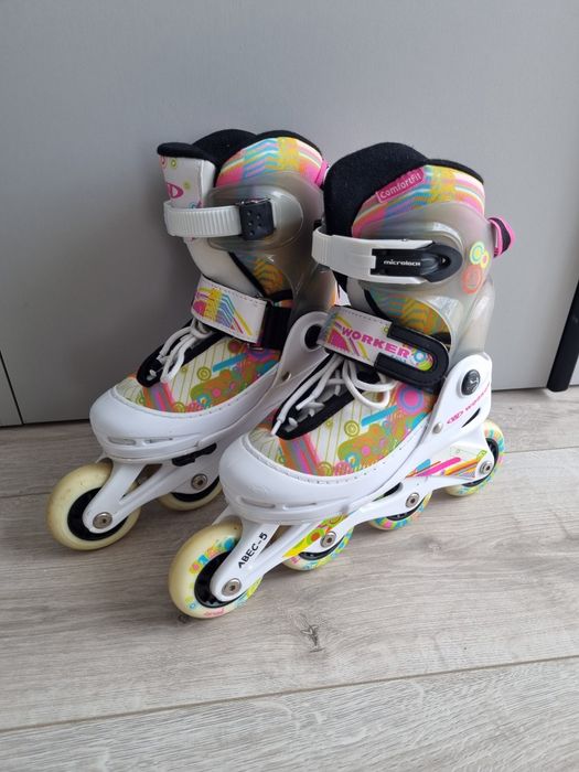 Rolki dziecięce świecące regulowane rozmiar 30-33