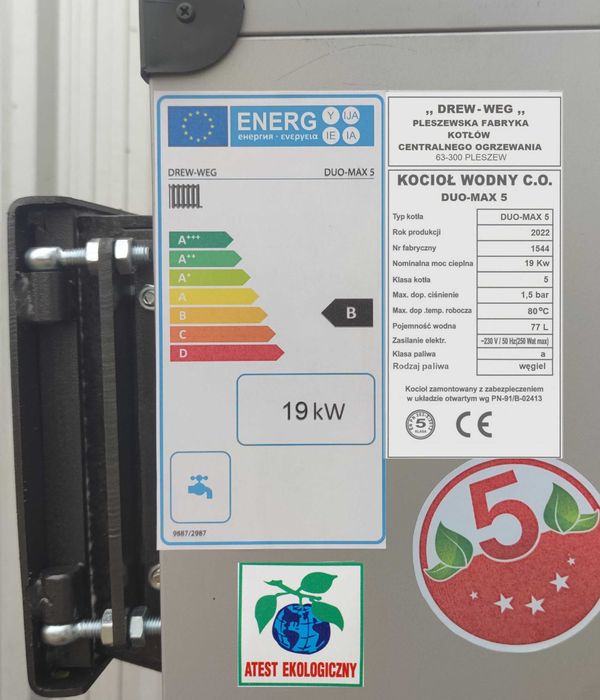 KOCIOŁ na DREWNO WĘGIEL 19kw piec kotły piece SOLIDNY