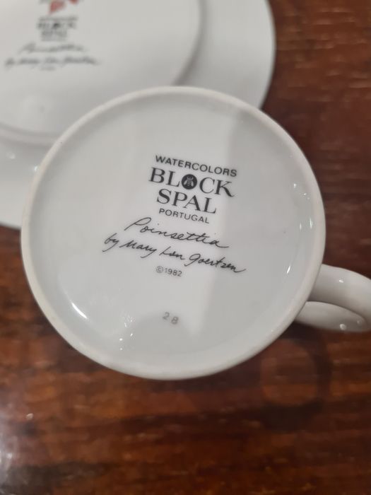 Spal prato e caneca Flor de Natal