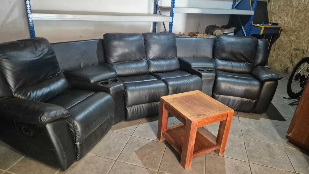 Sofás em muito bom estado mais mesa de centro