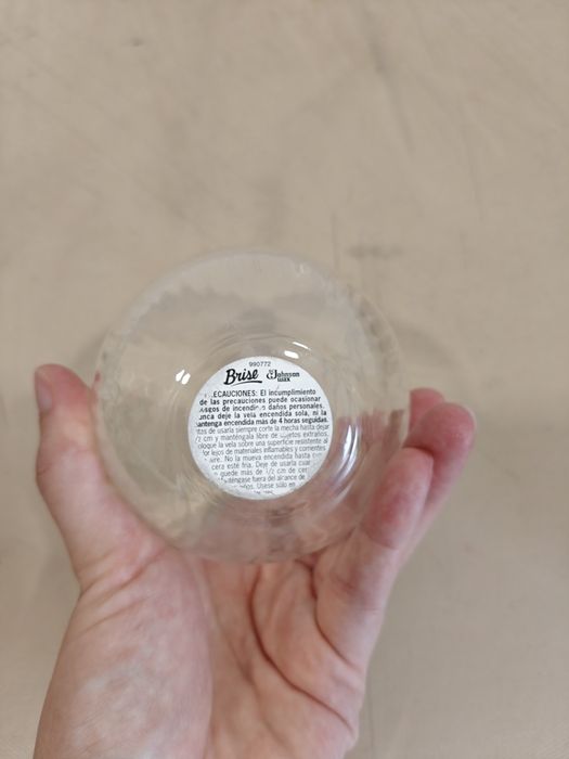 Porta-velas em vidro transparente - toque decorativo