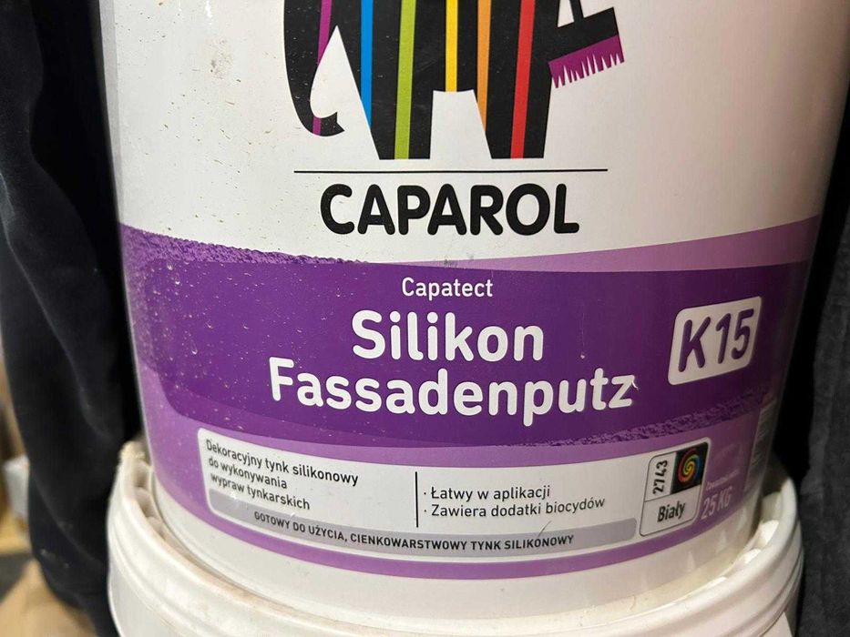 Tynk zewnętrzny Caparol Silikon Fassadenputz K15 kolor Palazzo 180