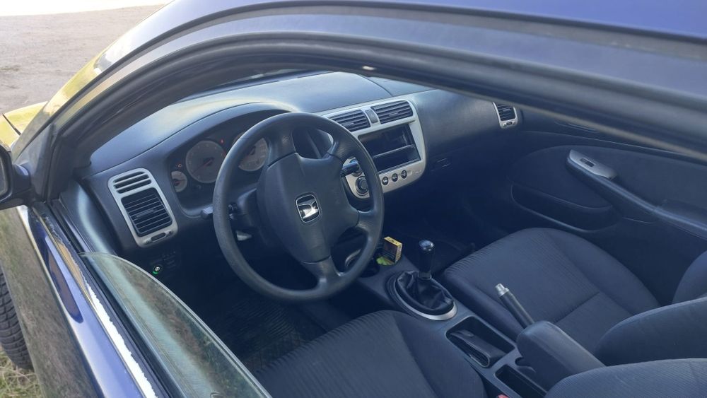 Fajna Honda Civic coupe 1.7 LPG klimatyzacja ważne opłaty