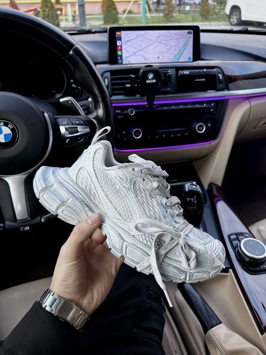 Balenciaga 3XL White трендові жіночі кросівки баленсіага білі
