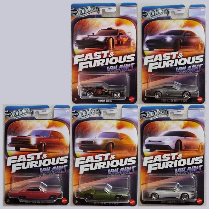 Hot Wheels машинки спецсерія Fast&Furious - Форсаж