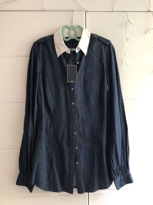 nowa jeansowa koszula tommy hilfiger