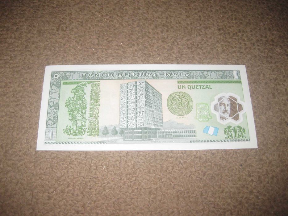 Nota da Guatemala "1 Quetzal" UNC