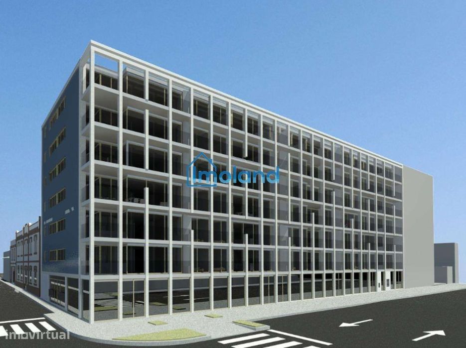 New Shop with 307.60 m2, Basement, and 1 Parking Space in Matosinhos Sul