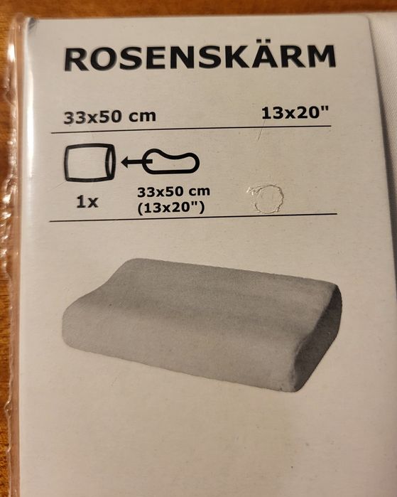 2 Fronhas p/ almofadas ergonómicas, branco