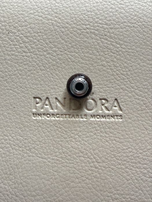 Pandora charms drewniany Acapu unikat