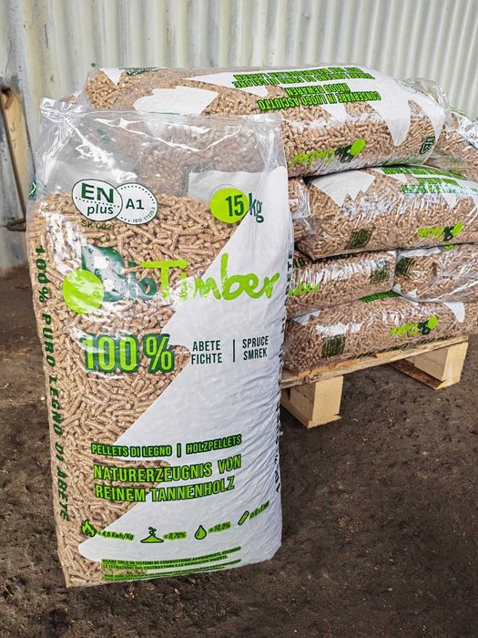 Pellet KREMENERGY 100% sosnowy – ENplus A1, możliwy transport, magazyn Będzin