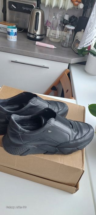 Skórzane adidasy Wojas