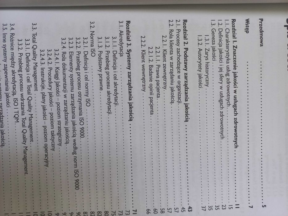 Zarządzanie przez jakość w usługach zdrowotnych -  Opolski, G Dykowska