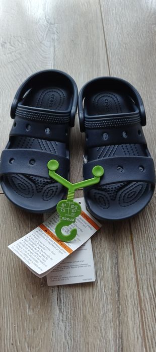 Nowe sandałki Crocs 27/28 granatowe croksy