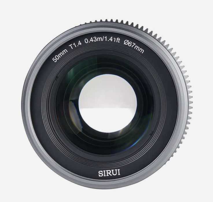 Lente cinematográfica 50mm full-frame SIRUI Vision Prime 1 Series T1.4