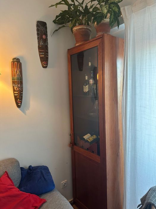 Armarios de sala com iluminação