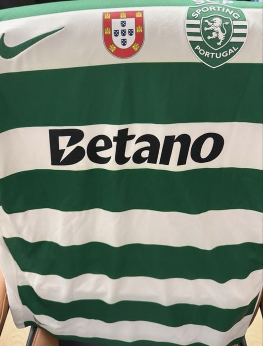 Camisola de jogo (Matchwornshirts) Sporting vs PSG