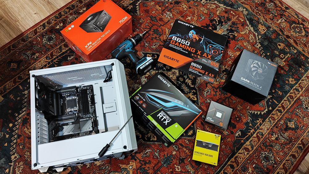 Komputer gamingowy AMD Ryzen 5 7600X, 32 DDR5,  grafika 12GB GDDR6