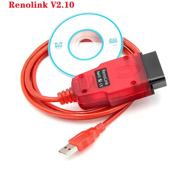 Kabel diagnostyczny interfejs Renolink V2.10 dla Renault i Dacia
