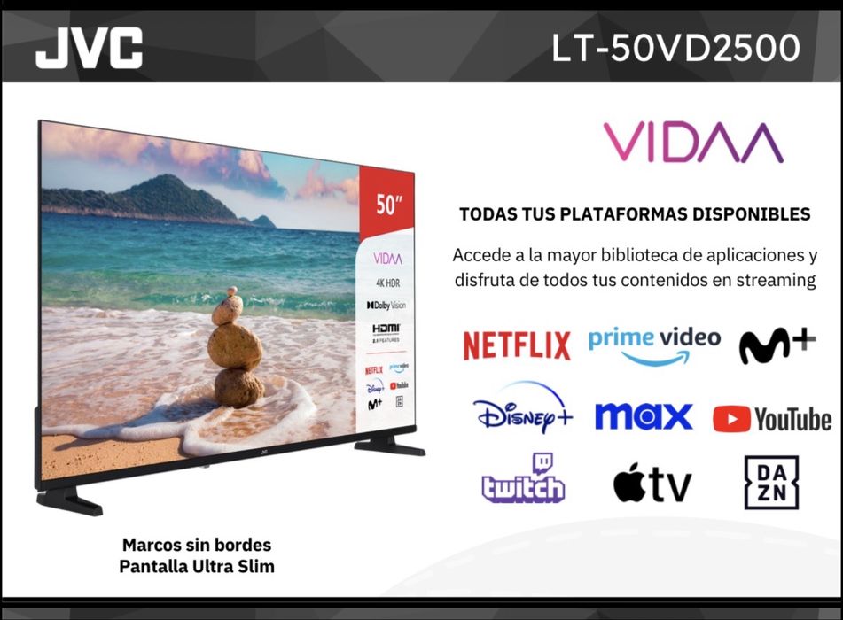 Tv JVC 50 polegadas