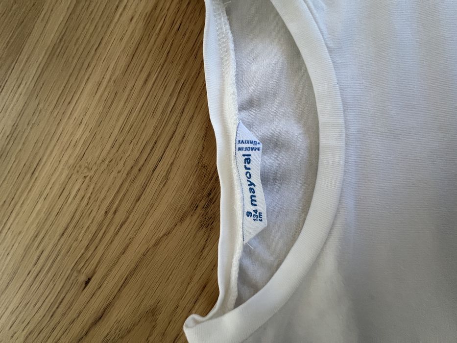 Mayoral zestaw spodnie, tshirt, sweterek