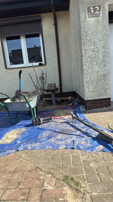 Reczne wiercenie studni fi 110 z filtrem