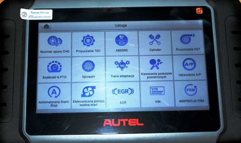 Autel MaxiPRO MP808S-TS TPMS tester diagnostyczny j,pl aktualizacja
