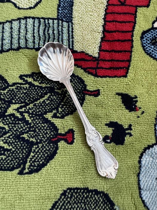 Чайна срібна ложка чайная серебряная ложка