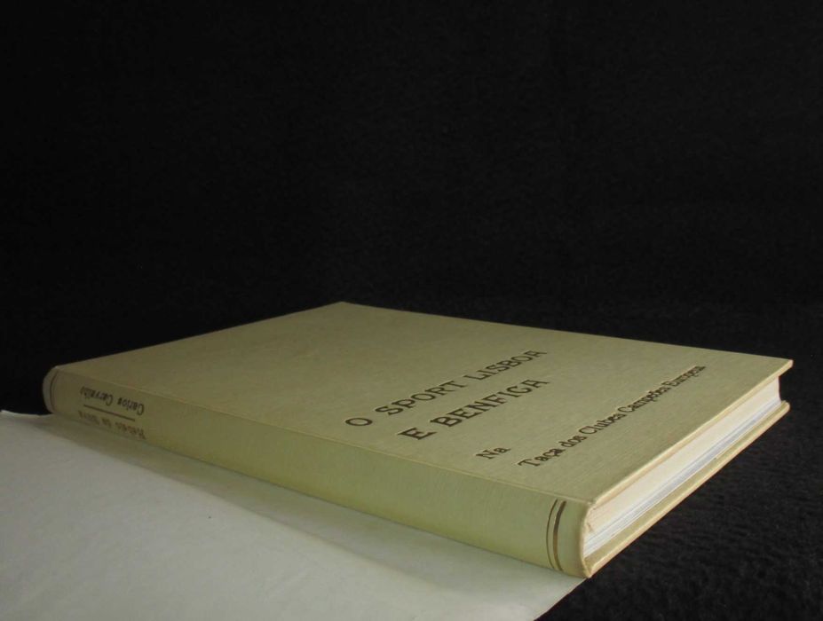 Livro O Sport Lisboa e Benfica na Taça dos Clubes Campeões Europeus