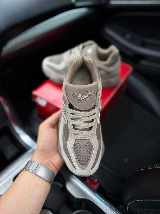 New Balance 9060 Brown Кросівки Нью Беленси жіночі коричневі