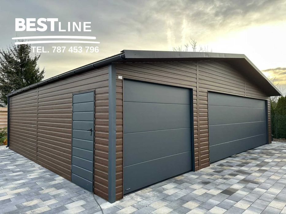 Garaż blaszany, blaszaki Premium BESTLine GRATIS Montaż, Transport