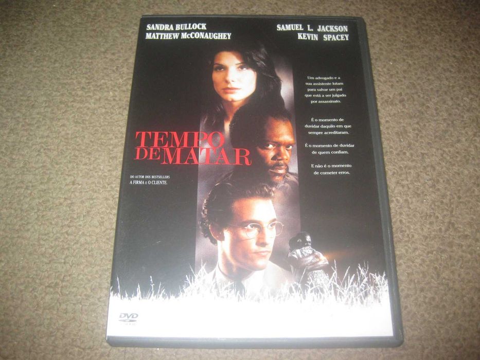 DVD "Tempo de Matar" com Samuel L. Jackson/Raro!